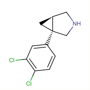410074-75-8  3-Azabicyclo[3.1.0]hexane, 1-(3,4-dichlorophenyl)-, (1S,5R)-