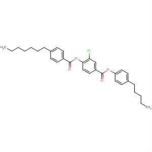 41161-55-1  Benzoic acid, 3-chloro-4-[(4-heptylbenzoyl)oxy]-, 4-pentylphenyl ester