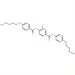 41161-56-2  Benzoic acid, 3-chloro-4-[[4-(pentyloxy)benzoyl]oxy]-, 4-pentylphenylester