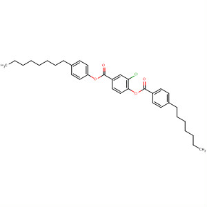41161-58-4  Benzoic acid, 3-chloro-4-[(4-heptylbenzoyl)oxy]-, 4-octylphenyl ester
