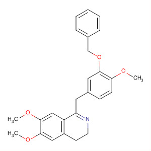 41183-13-5  Isoquinoline,3,4-dihydro-6,7-dimethoxy-1-[[4-methoxy-3-(phenylmethoxy)phenyl]methyl]-