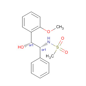 412041-25-9  Methanesulfonamide,N-[(1R,2R)-2-hydroxy-2-(2-methoxyphenyl)-1-phenylethyl]-, rel-