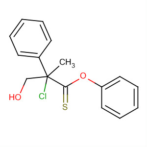 412334-87-3  Benzenepropanethioic acid, a-chloro-b-hydroxy-a-methyl-, S-phenylester