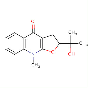 41234-42-8  Furo[2,3-b]quinolin-4(2H)-one,3,9-dihydro-2-(1-hydroxy-1-methylethyl)-9-methyl-