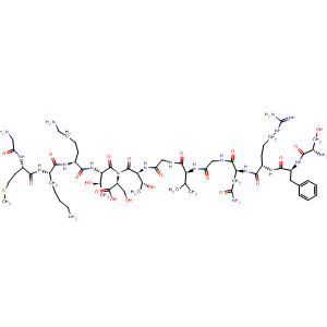 412938-65-9  L-Serine,L-seryl-L-phenylalanyl-L-arginyl-L-asparaginylglycyl-L-valylglycyl-L-threonylglycyl-L-methionyl-L-lysyl-L-lysyl-L-threonyl- 412938-65-9  L-Serine,L-seryl-L-phenylalanyl-L-arginyl-L-asparaginylglycyl-L-valylglycyl-L-threonylglycyl-L-methionyl-L-lysyl-L-lysyl-L-threonyl-