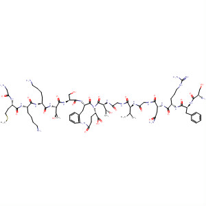 412938-76-2  L-Glutamine,L-seryl-L-phenylalanyl-L-arginyl-L-asparaginylglycyl-L-valylglycyl-L-threonylglycyl-L-methionyl-L-lysyl-L-lysyl-L-threonyl-L-seryl-L-phenylalanyl-