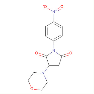 412947-07-0  2,5-Pyrrolidinedione, 3-(4-morpholinyl)-1-(4-nitrophenyl)-