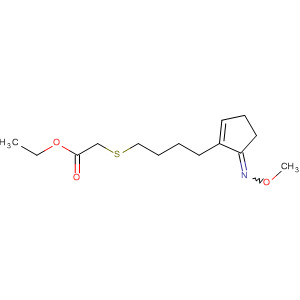 41302-21-0  Acetic acid, [[4-[5-(methoxyimino)-1-cyclopenten-1-yl]butyl]thio]-, ethylester