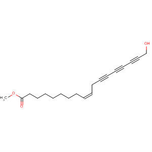 41345-64-6  9-Octadecene-12,14,16-triynoic acid, 18-hydroxy-, methyl ester, (Z)-