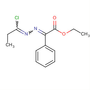 41394-52-9  Benzeneacetic acid, a-[(1-chloropropylidene)hydrazono]-, ethyl ester