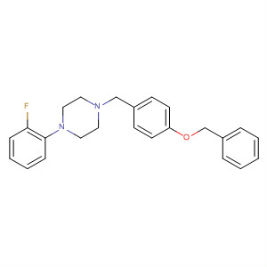 415924-66-2  Piperazine, 1-(2-fluorophenyl)-4-[[4-(phenylmethoxy)phenyl]methyl]-