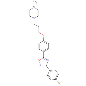 415973-51-2  Piperazine,1-[3-[4-[3-(4-fluorophenyl)-1,2,4-oxadiazol-5-yl]phenoxy]propyl]-4-methyl-