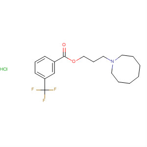 41787-92-2  Benzoic acid, 3-(trifluoromethyl)-, 3-(hexahydro-1(2H)-azocinyl)propylester, hydrochloride
