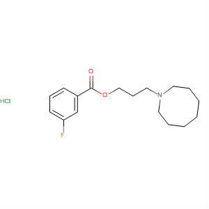 41787-95-5  Benzoic acid, 3-fluoro-, 3-(hexahydro-1(2H)-azocinyl)propyl ester,hydrochloride