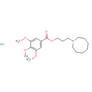 41788-20-9  Benzoic acid, 3,4,5-trimethoxy-, 3-(hexahydro-1(2H)-azocinyl)propylester, hydrochloride