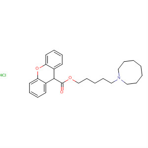 41788-25-4  9H-Xanthene-9-carboxylic acid, 5-(hexahydro-1(2H)-azocinyl)pentylester, hydrochloride