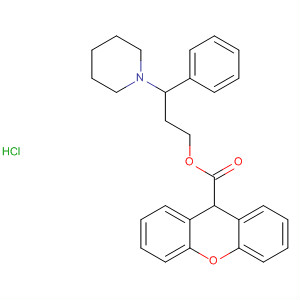 41788-38-9  9H-Xanthene-9-carboxylic acid, 3-phenyl-3-(1-piperidinyl)propyl ester,hydrochloride