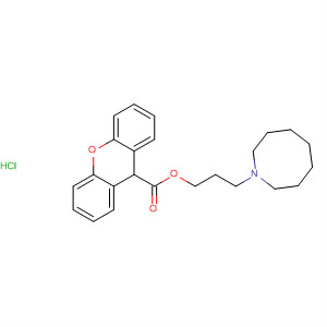 41788-50-5  9H-Xanthene-9-carboxylic acid, 3-(hexahydro-1(2H)-azocinyl)propylester, hydrochloride