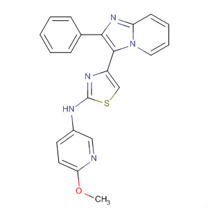 420126-36-9  3-Pyridinamine,6-methoxy-N-[4-(2-phenylimidazo[1,2-a]pyridin-3-yl)-2-thiazolyl]-