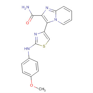 420126-70-1  Imidazo[1,2-a]pyridine-2-carboxamide,3-[2-[(4-methoxyphenyl)amino]-4-thiazolyl]-