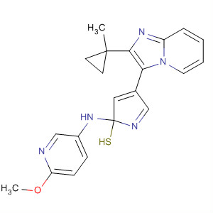 420126-80-3  3-Pyridinamine,6-methoxy-N-[4-[2-(1-methylcyclopropyl)imidazo[1,2-a]pyridin-3-yl]-2-thiazolyl]-