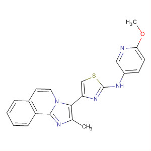 420127-46-4  3-Pyridinamine,6-methoxy-N-[4-(2-methylimidazo[2,1-a]isoquinolin-3-yl)-2-thiazolyl]-