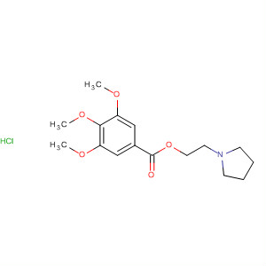42013-42-3  Benzoic acid, 3,4,5-trimethoxy-, 2-(1-pyrrolidinyl)ethyl ester,hydrochloride