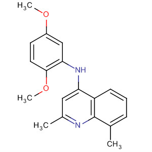 420825-42-9  4-Quinolinamine, N-(2,5-dimethoxyphenyl)-2,8-dimethyl-