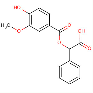 42173-40-0  Benzeneacetic acid, a-[(4-hydroxy-3-methoxybenzoyl)oxy]-