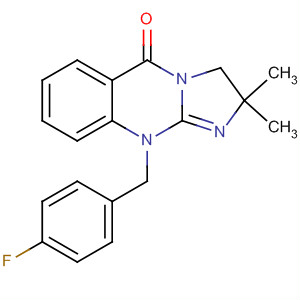 42239-80-5  Imidazo[2,1-b]quinazolin-5(3H)-one,10-[(4-fluorophenyl)methyl]-2,10-dihydro-2,2-dimethyl-
