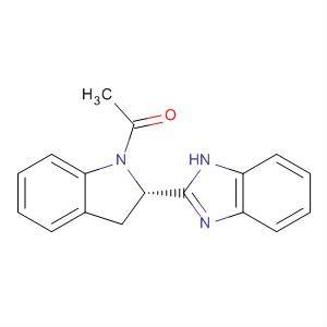 422572-80-3  1H-Indole, 1-acetyl-2-(1H-benzimidazol-2-yl)-2,3-dihydro-, (2S)-