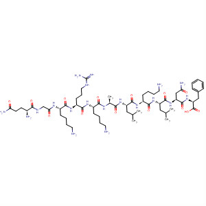 423169-53-3  L-Phenylalanine,L-glutaminylglycyl-L-lysyl-L-arginyl-L-lysyl-L-alanyl-L-leucyl-L-lysyl-L-leucyl-L-asparaginyl-