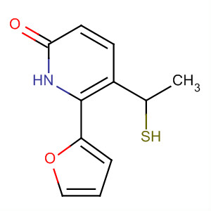 423176-10-7  2(1H)-Pyridinone, 6-(2-furanyl)-5-(1-mercaptoethyl)-