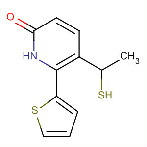 423176-11-8  2(1H)-Pyridinone, 5-(1-mercaptoethyl)-6-(2-thienyl)-