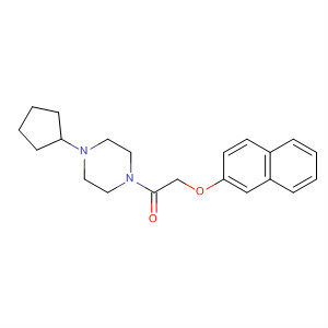 423746-82-1  Piperazine, 1-cyclopentyl-4-[(2-naphthalenyloxy)acetyl]-