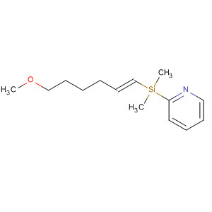 424822-17-3  Pyridine, 2-[[(1E)-6-methoxy-1-hexenyl]dimethylsilyl]-