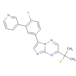 425378-80-9  Imidazo[1,2-b][1,2,4]triazine,3-(1-fluoro-1-methylethyl)-7-[4-fluoro-3-(3-pyridinyl)phenyl]-