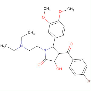 425606-35-5  2H-Pyrrol-2-one,4-(4-bromobenzoyl)-1-[2-(diethylamino)ethyl]-5-(3,4-dimethoxyphenyl)-1,5-dihydro-3-hydroxy-