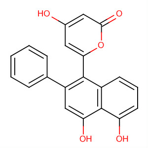 426264-58-6  2H-Pyran-2-one, 6-(4,5-dihydroxy-2-phenyl-1-naphthalenyl)-4-hydroxy-