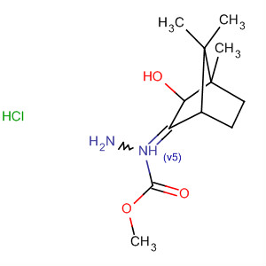 426829-05-2  Hydrazinecarboxylic acid,(3-hydroxy-4,7,7-trimethylbicyclo[2.2.1]hept-2-ylidene)-, methyl ester,monohydrochloride