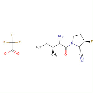 426843-83-6  2-Pyrrolidinecarbonitrile,1-[(2S,3S)-2-amino-3-methyl-1-oxopentyl]-3-fluoro-, (2S,3R)-,mono(trifluoroacetate)