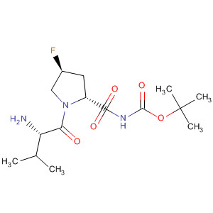 426844-54-4  L-Prolinamide, N-[(1,1-dimethylethoxy)carbonyl]-L-valyl-4-fluoro-, (4S)-