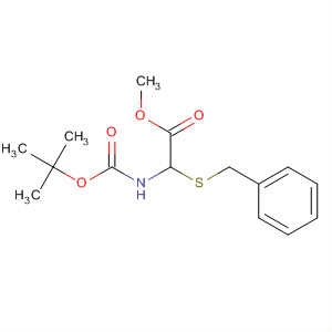 42726-79-4  Acetic acid, [[(1,1-dimethylethoxy)carbonyl]amino][(phenylmethyl)thio]-,methyl ester