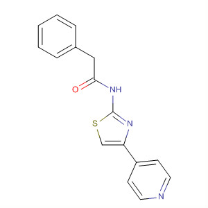 400004-05-9  Benzeneacetamide, N-[4-(4-pyridinyl)-2-thiazolyl]-