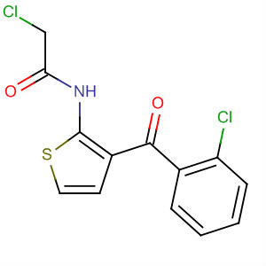 40017-59-2  Acetamide, 2-chloro-N-[3-(2-chlorobenzoyl)-2-thienyl]-