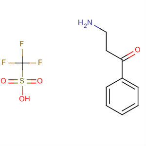 400713-54-4  Methanesulfonic acid, trifluoro-, compd. with3-amino-1-phenyl-1-propanone (1:1) 400713-54-4  Methanesulfonic acid, trifluoro-, compd. with3-amino-1-phenyl-1-propanone (1:1)