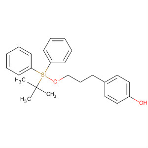 400838-08-6  Phenol, 4-[3-[[(1,1-dimethylethyl)diphenylsilyl]oxy]propyl]-