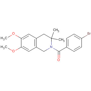 401603-03-0  Isoquinoline,2-(4-bromobenzoyl)-1,2,3,4-tetrahydro-6,7-dimethoxy-3,3-dimethyl-