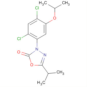 40178-21-0  1,3,4-Oxadiazol-2(3H)-one,3-[2,4-dichloro-5-(1-methylethoxy)phenyl]-5-(1-methylethyl)-