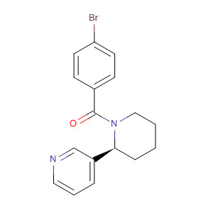 40179-51-9  Piperidine, 1-(4-bromobenzoyl)-2-(3-pyridinyl)-, (S)-